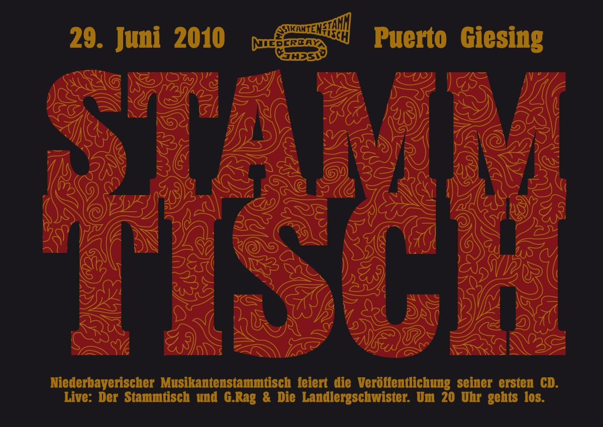 Flyer: Niederbayerischer Musikantenstammtisch, Puerto Giesing, 2010