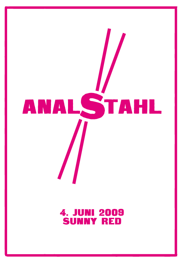 Flyer: Analstahl, Sunny Red, 2009