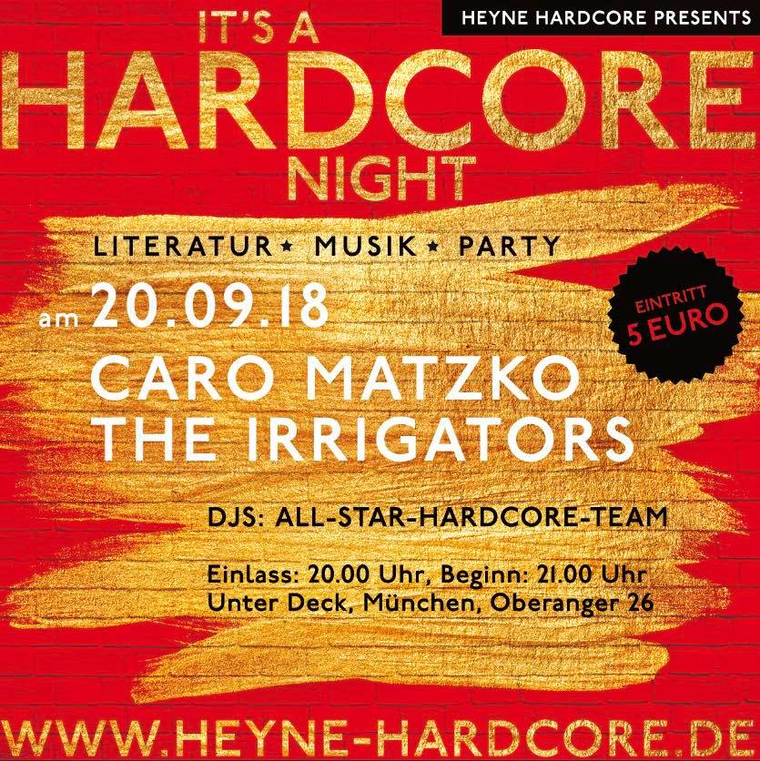 20. September: Hardcore Night mit Caro Matzko & The Irrigators 1